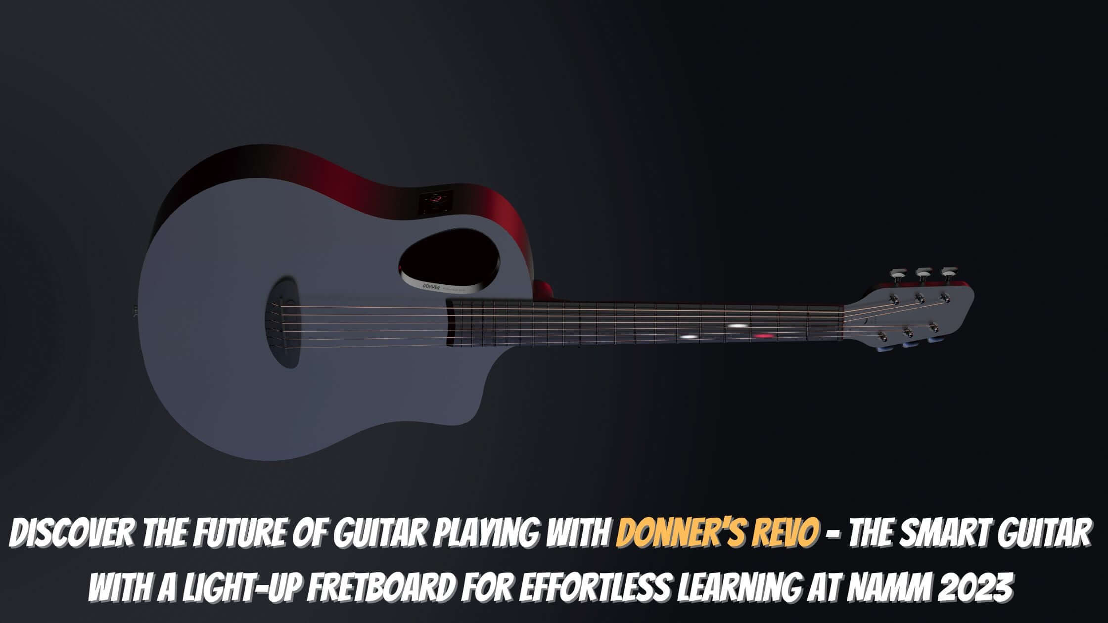 Discover the Future of Guitar Playing with Donner's REVO - The