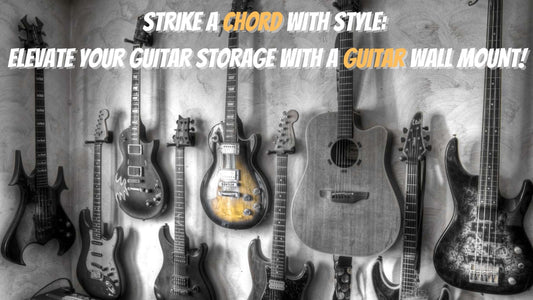 Strike a Chord with Style: Elevate Your Guitar Storage with a Guitar Wall Mount!