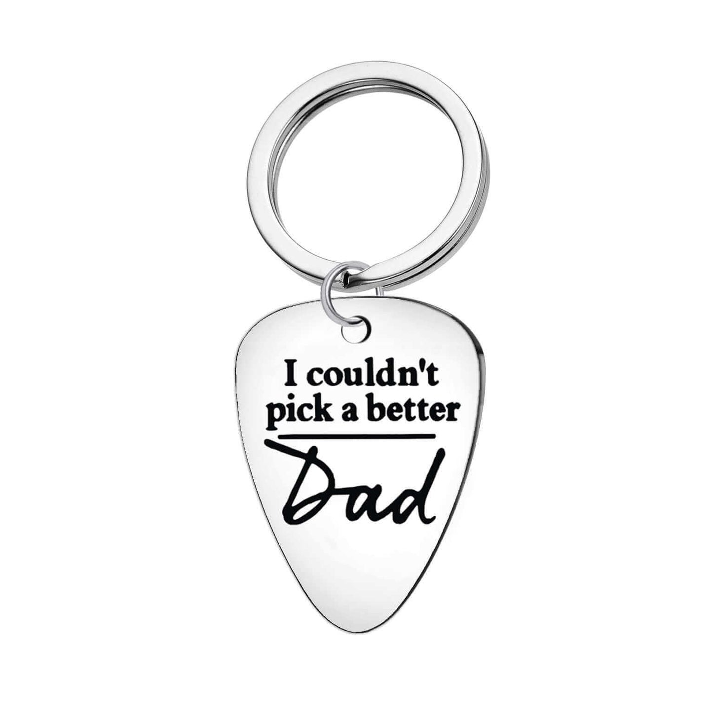 I couldn't pick a better dad guitar pick keychain guitarmetrics