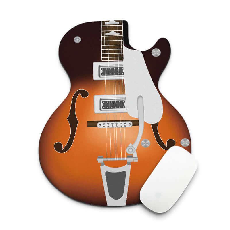 Guitar design computer mouse pad – guitarmetrics
