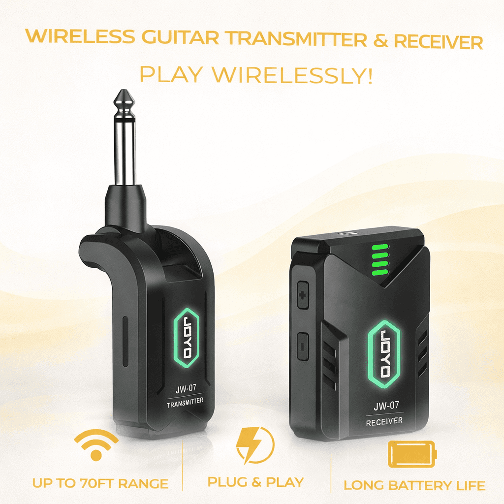JOYO JW-07 2.4GHz Wireless In-Ear Monitor System guitarmetrics