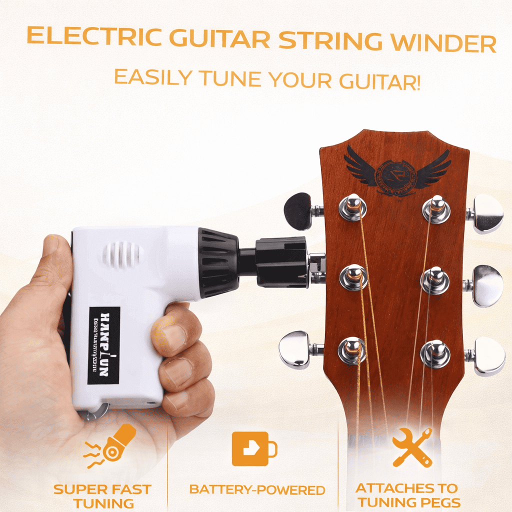 Hanpun Automatic Guitar String Winder guitarmetrics