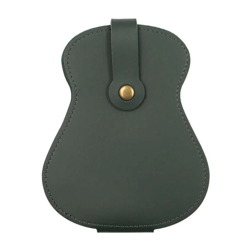 Guitar shape pick pouch guitarmetrics