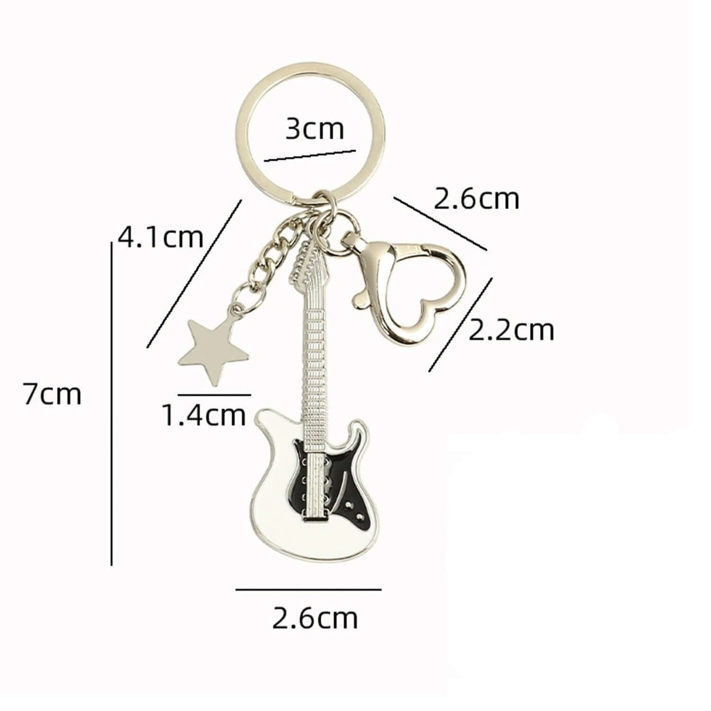 Stellar Guitar Keychain guitarmetrics