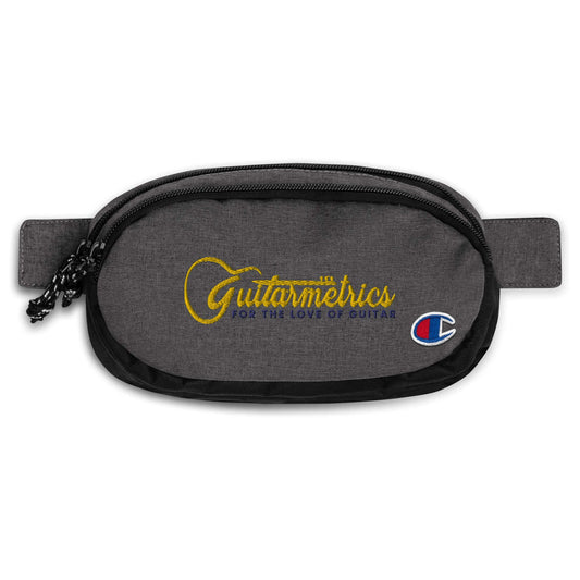 Guitarmetrics™ Champion fanny pack Heather Black Black guitarmetrics