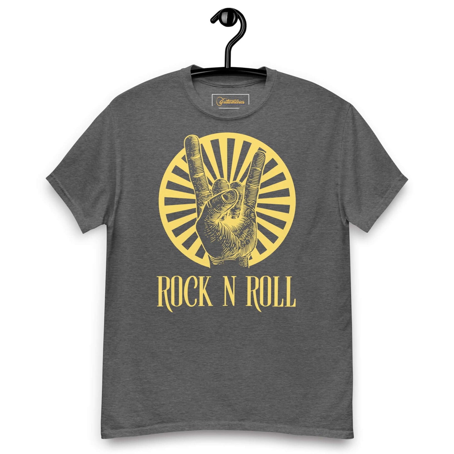 Rock enthusiast Men's classic tee Dark Heather guitarmetrics