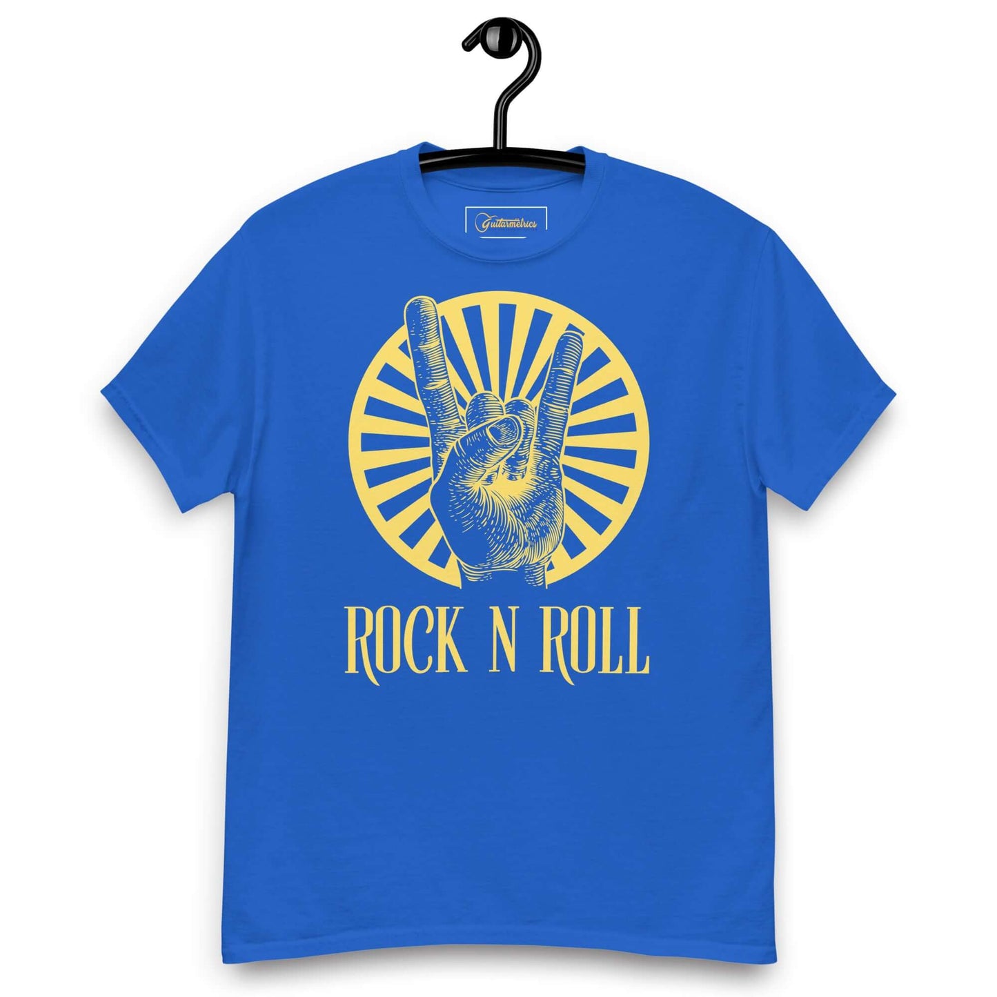 Rock enthusiast Men's classic tee Royal guitarmetrics