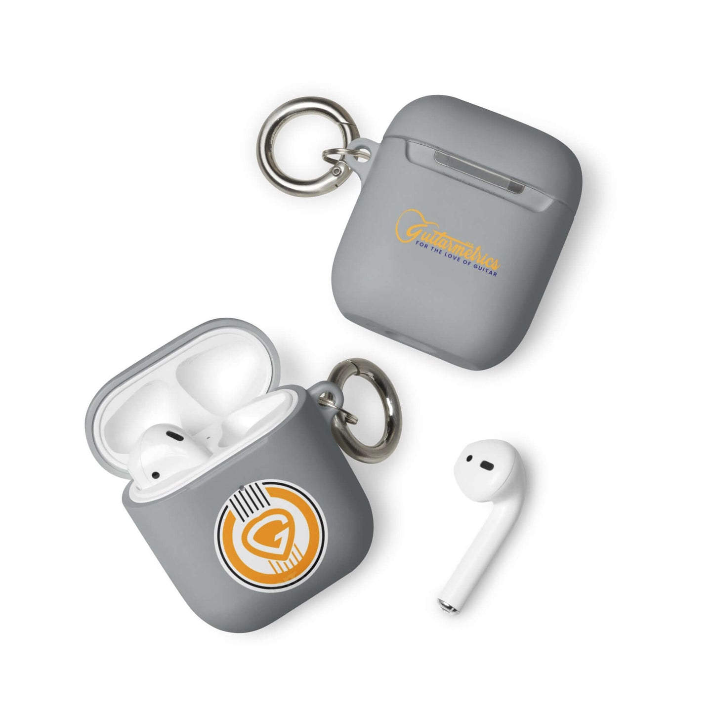 Guitarmetrics™ Rubber Case for AirPods® Grey AirPods guitarmetrics