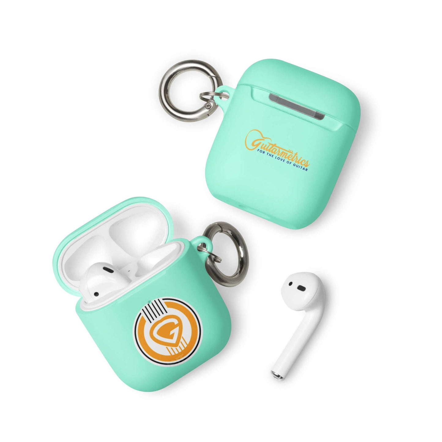 Guitarmetrics™ Rubber Case for AirPods® Mint AirPods guitarmetrics