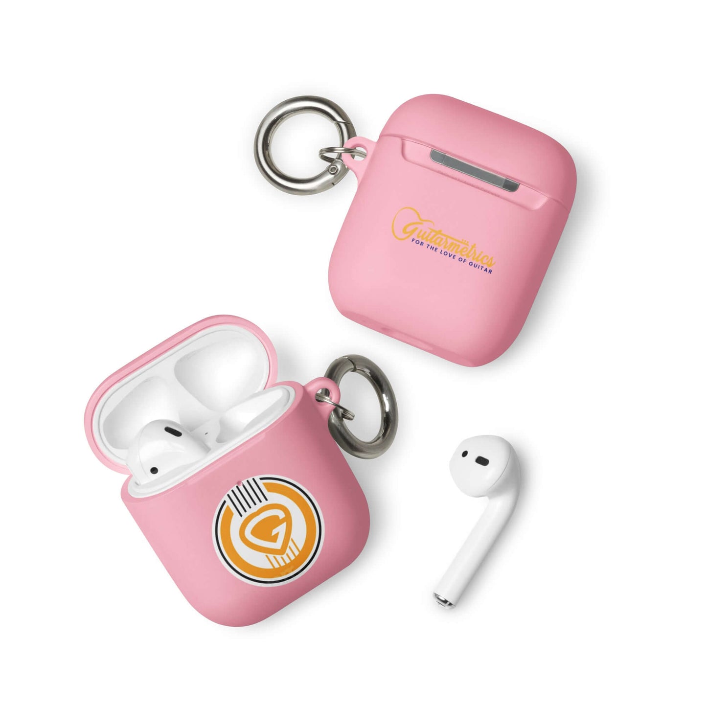 Guitarmetrics™ Rubber Case for AirPods® Pink AirPods guitarmetrics