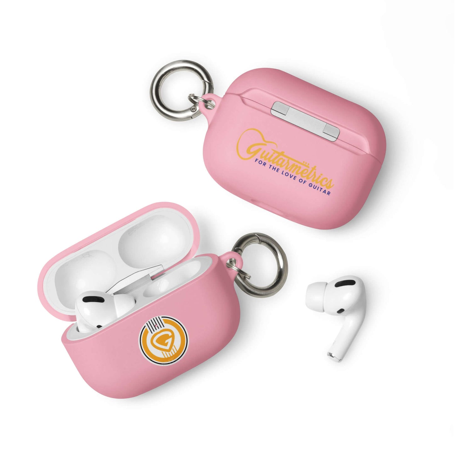 Guitarmetrics™ Rubber Case for AirPods® Pink AirPods Pro guitarmetrics