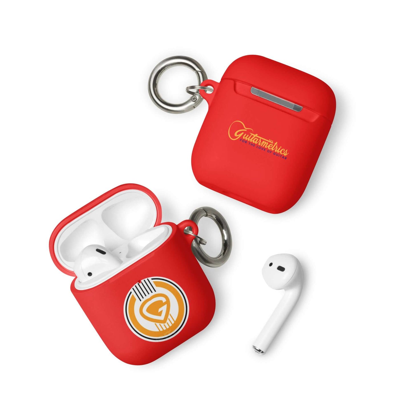 Guitarmetrics™ Rubber Case for AirPods® Red AirPods guitarmetrics