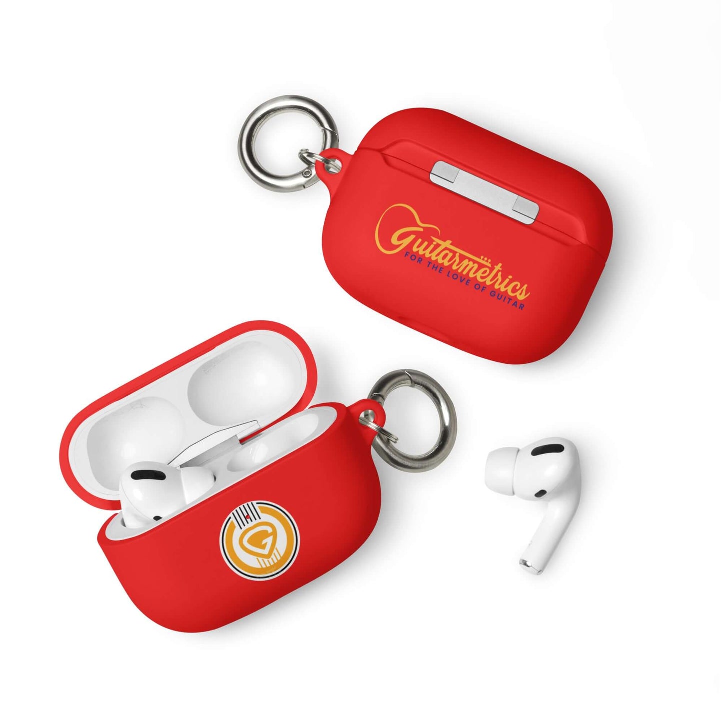 Guitarmetrics™ Rubber Case for AirPods® Red AirPods Pro guitarmetrics