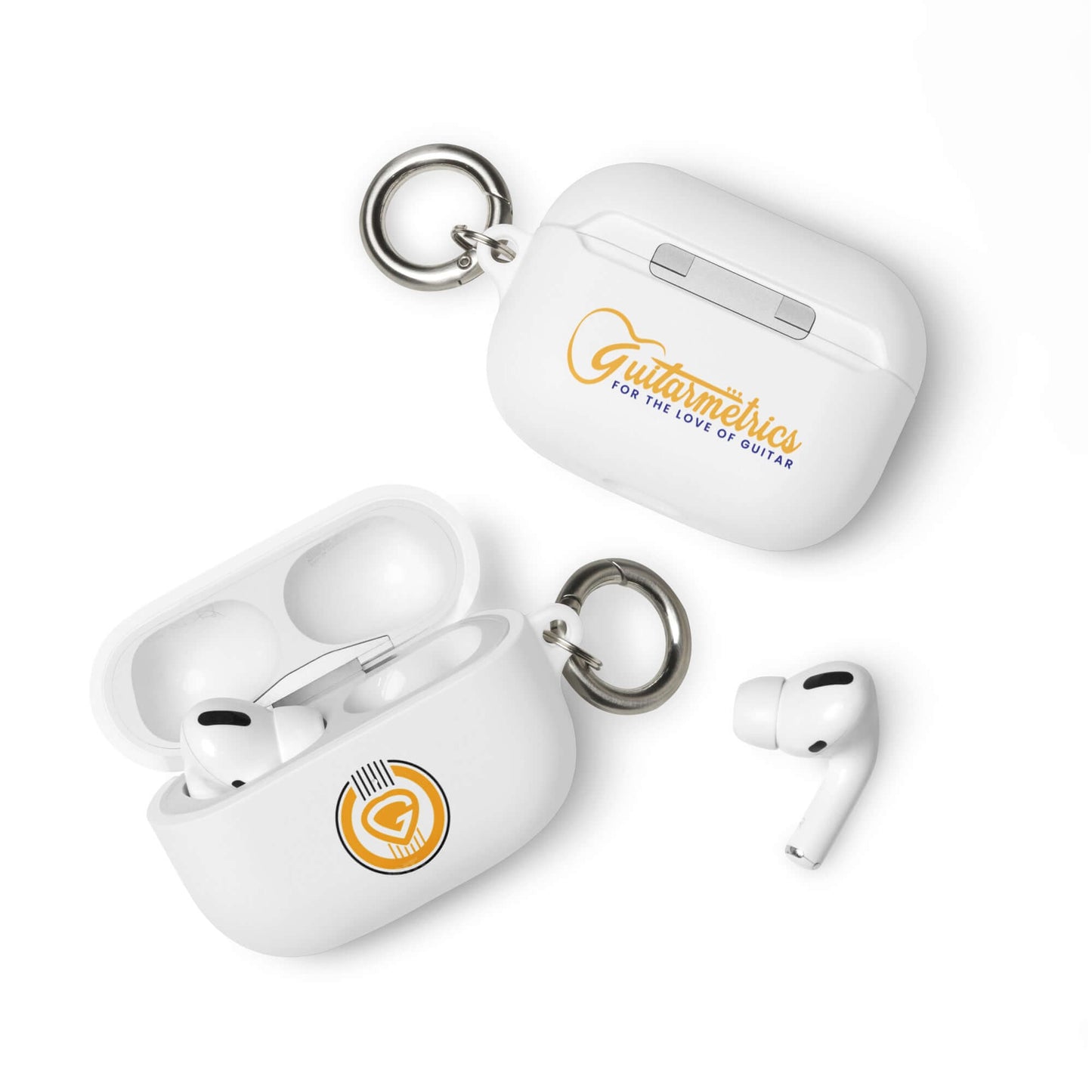 Guitarmetrics™ Rubber Case for AirPods® White AirPods Pro guitarmetrics