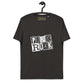 Punk Rock Unisex organic cotton t-shirt Dark Heather Grey guitarmetrics