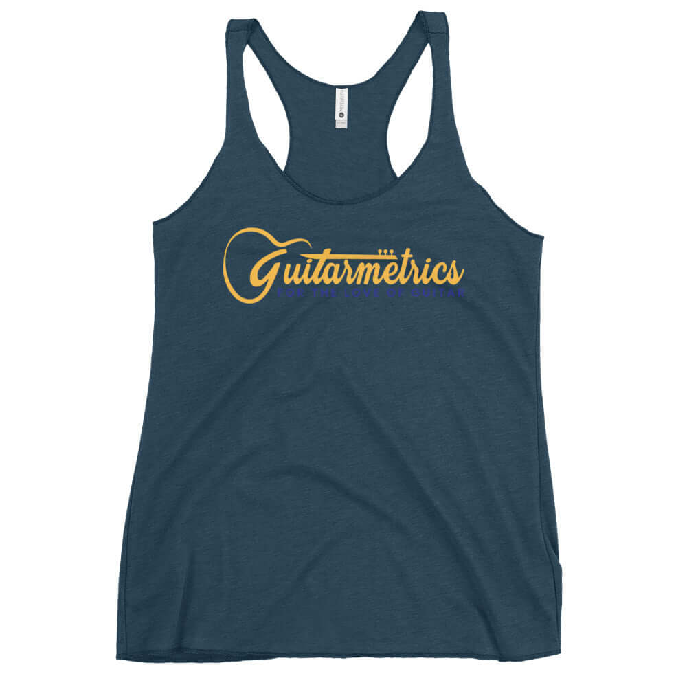 Guitarmetrics™ Women's Racerback Tank Indigo guitarmetrics