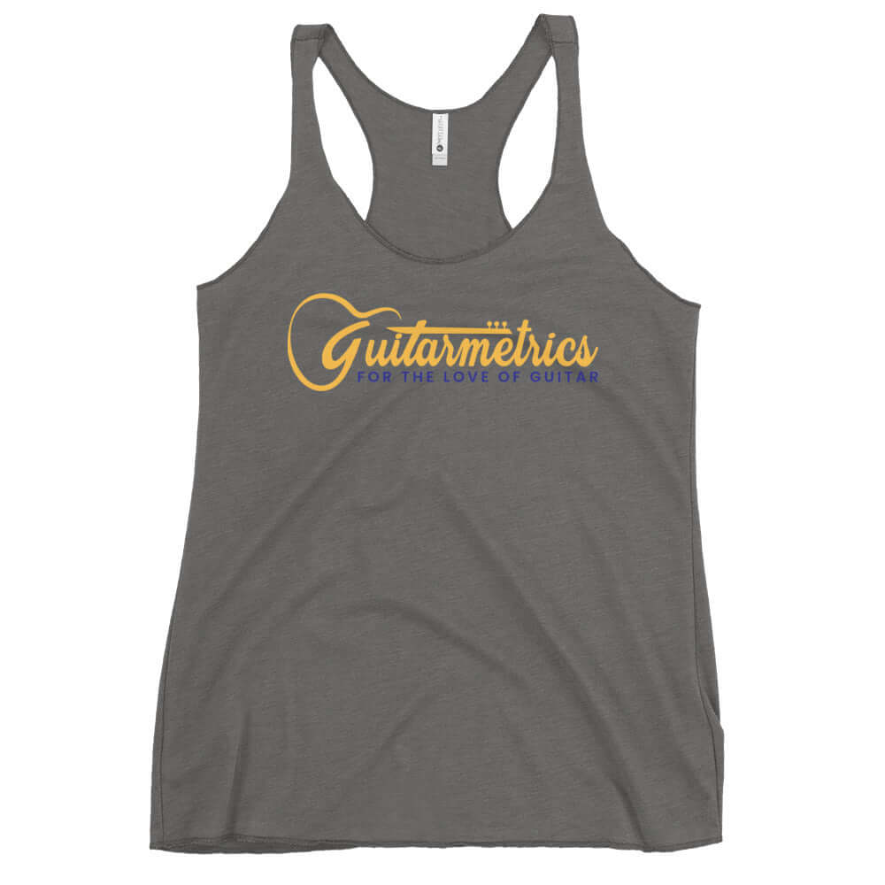 Guitarmetrics™ Women's Racerback Tank Premium Heather guitarmetrics