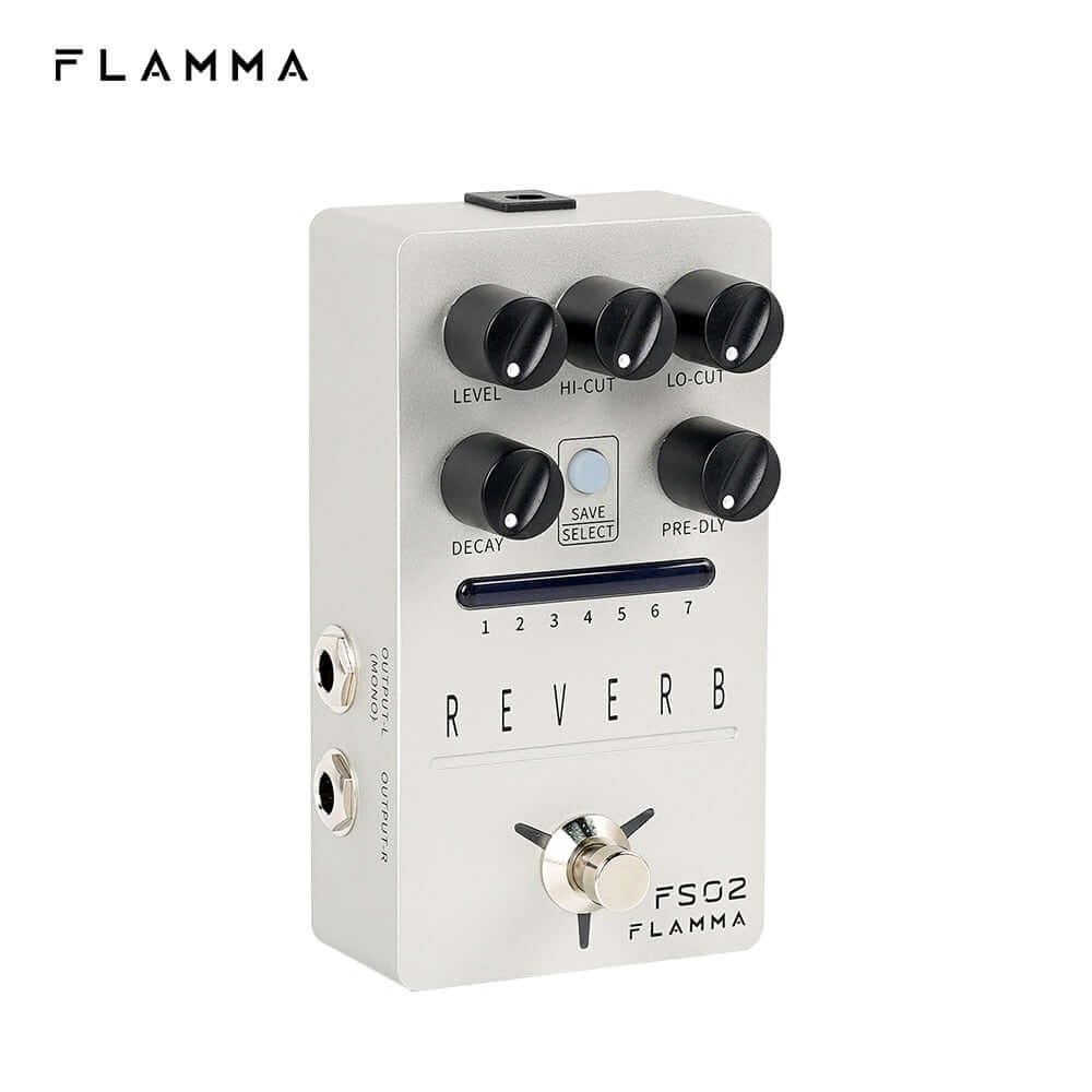 FLAMMA FS02 Reverb Guitar effects pedal guitarmetrics