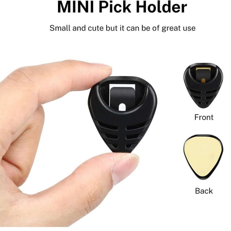 Adhesive pick holder for Guitar guitarmetrics