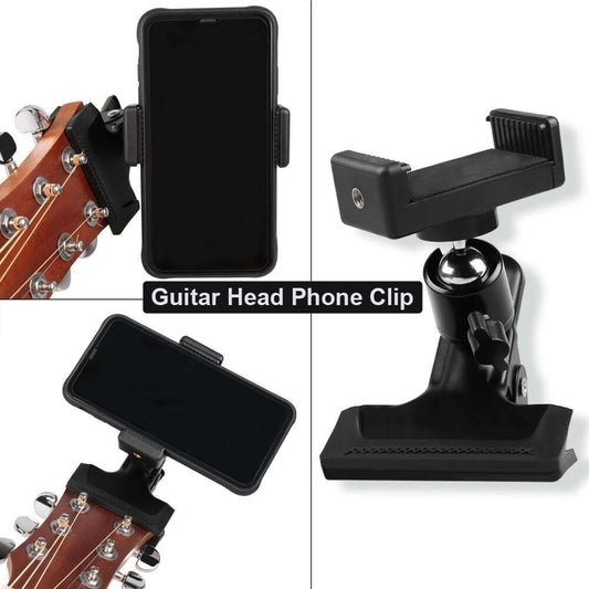 Mobile Bracket Stand Guitar Head Clip Holder guitarmetrics