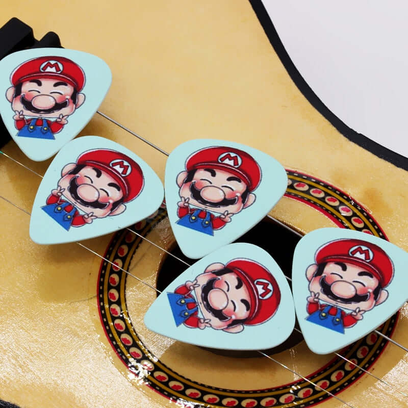 Mario design Guitar picks guitarmetrics