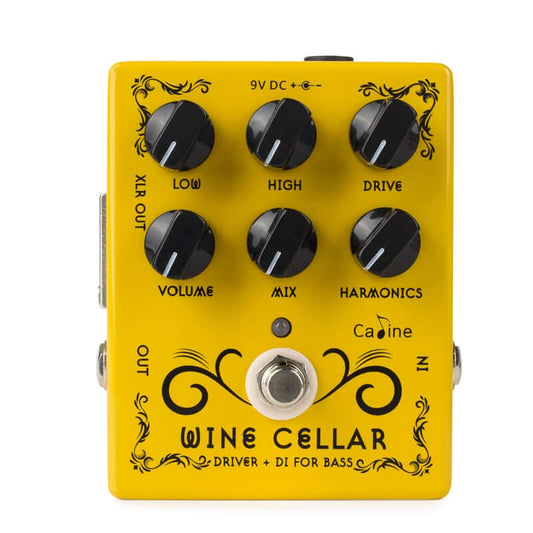 Caline CP-60 Wine Cellar Bass Driver+DI box Guitar Effects Pedal guitarmetrics
