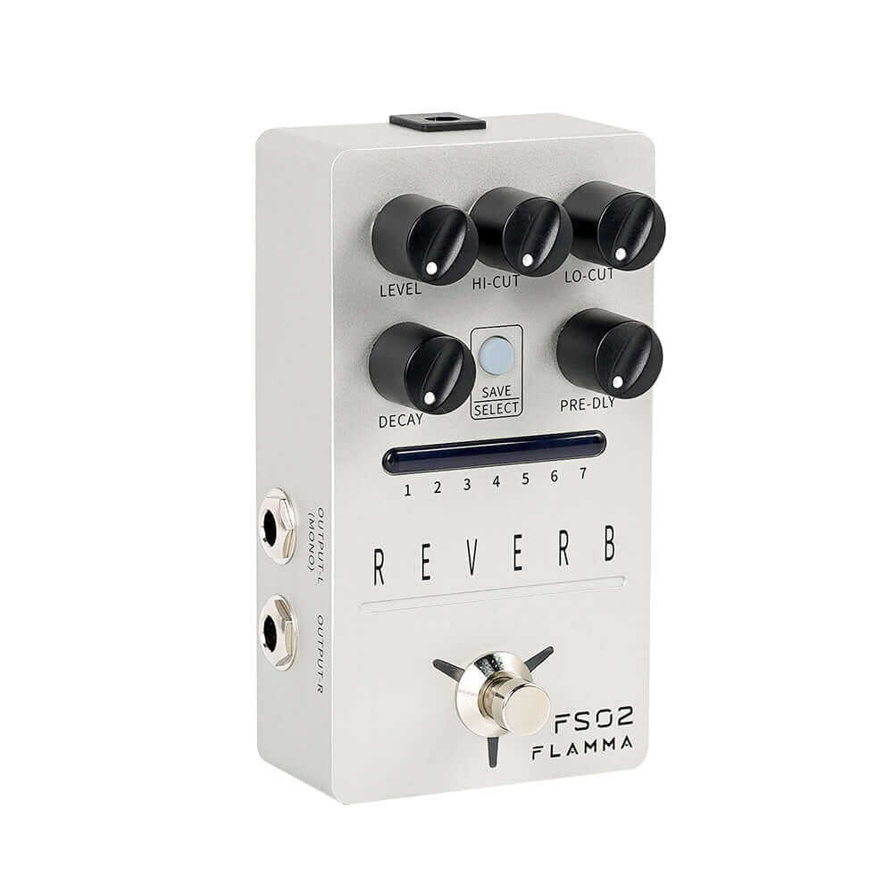 FLAMMA FS02 Reverb Guitar effects pedal guitarmetrics