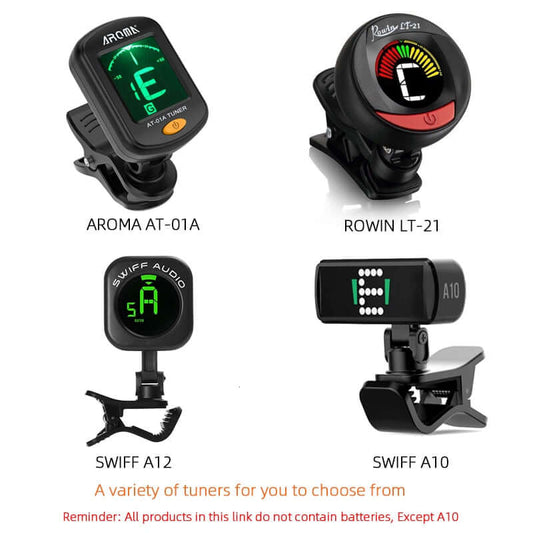 AT-01A Rotatable Clip-on Guitar Tuner guitarmetrics