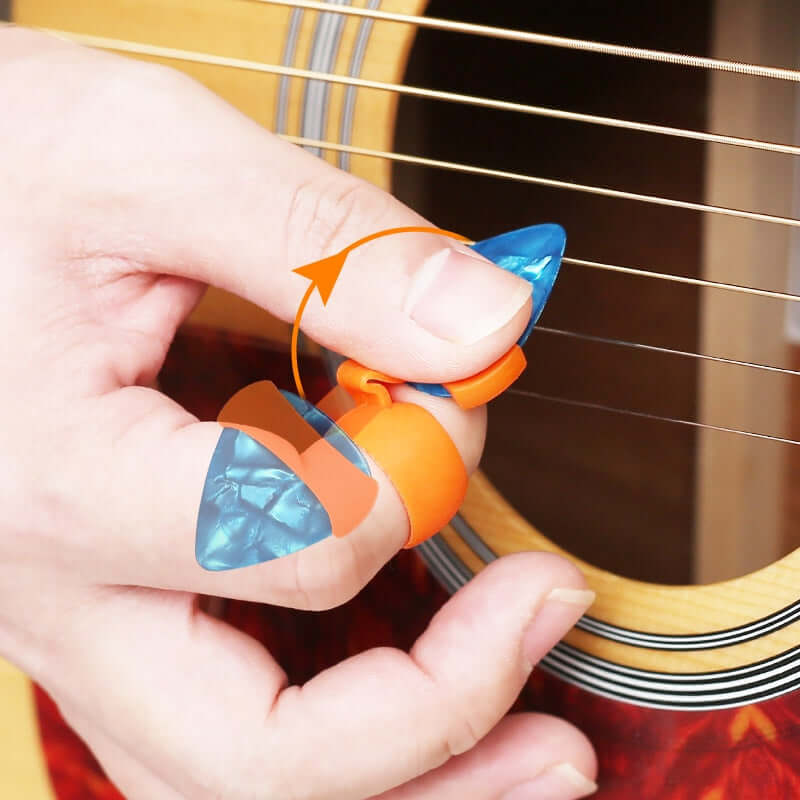 Guitar pick holder (Finger pick holder) guitarmetrics