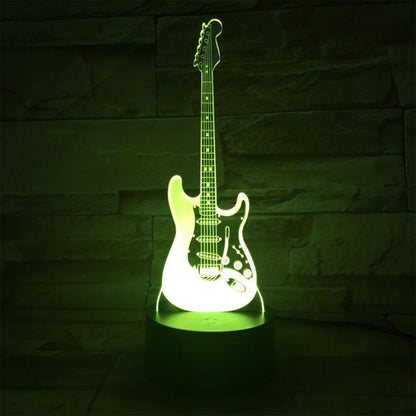 Amroe™ Guitar lamp (3D illusion lamp) Multicolor guitarmetrics
