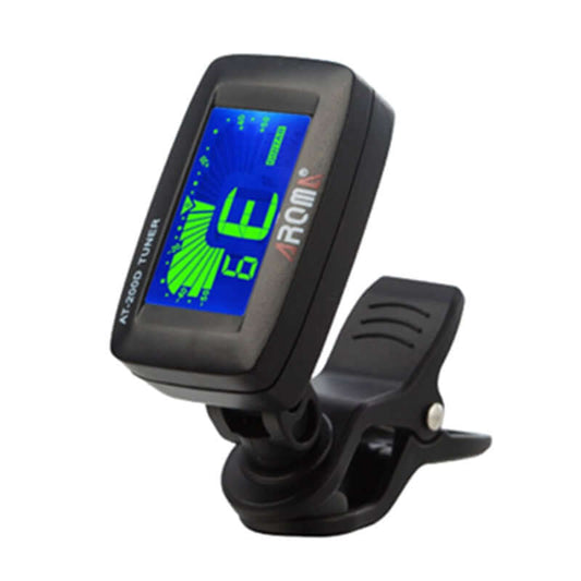 Chromatic LCD Digital Clip On Guitar Tuner guitarmetrics