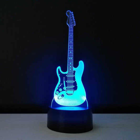 Amroe™ Guitar lamp (3D illusion lamp) guitarmetrics