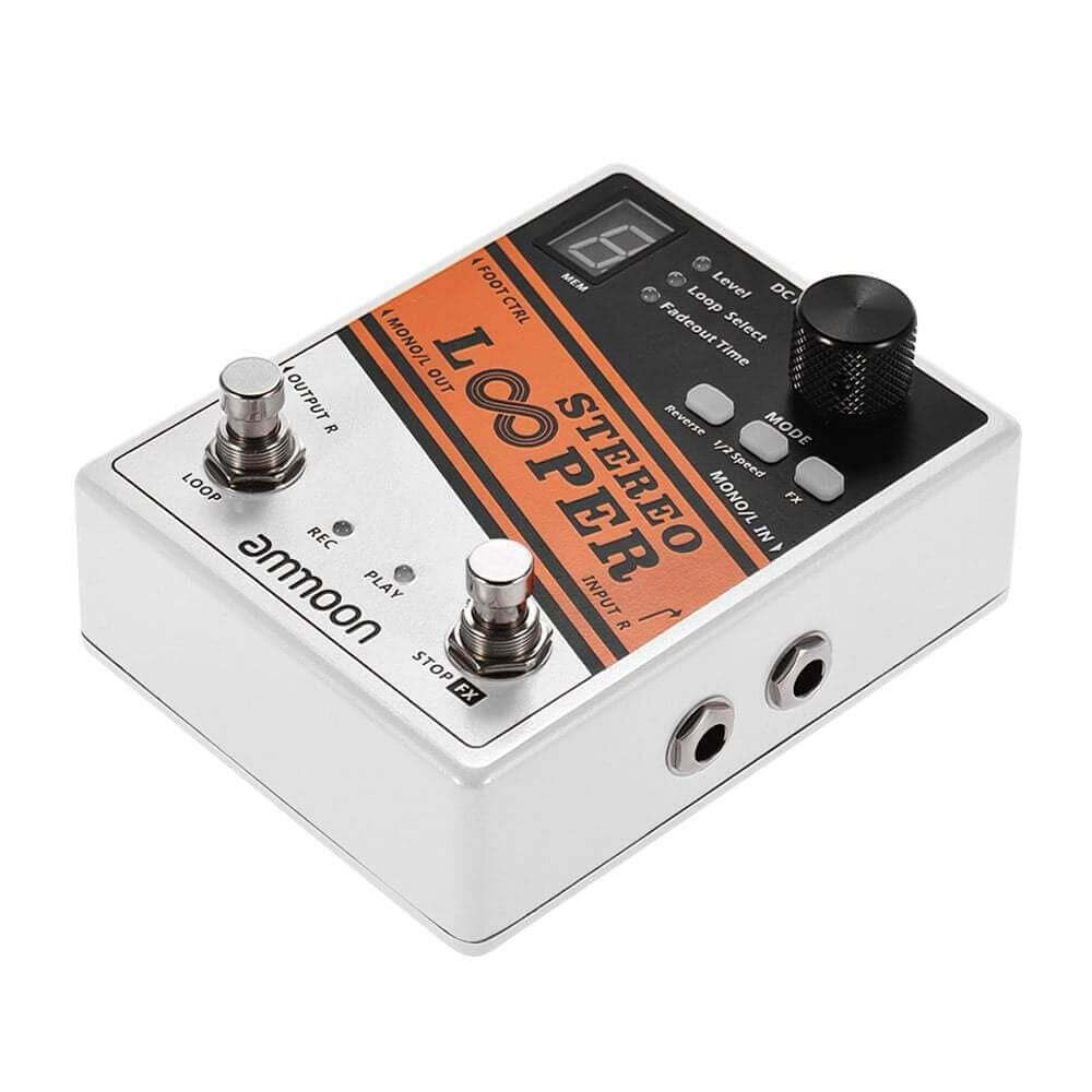 best guitar loop pedal Looper effects pedal for guitar (Ammoon stereo looper)