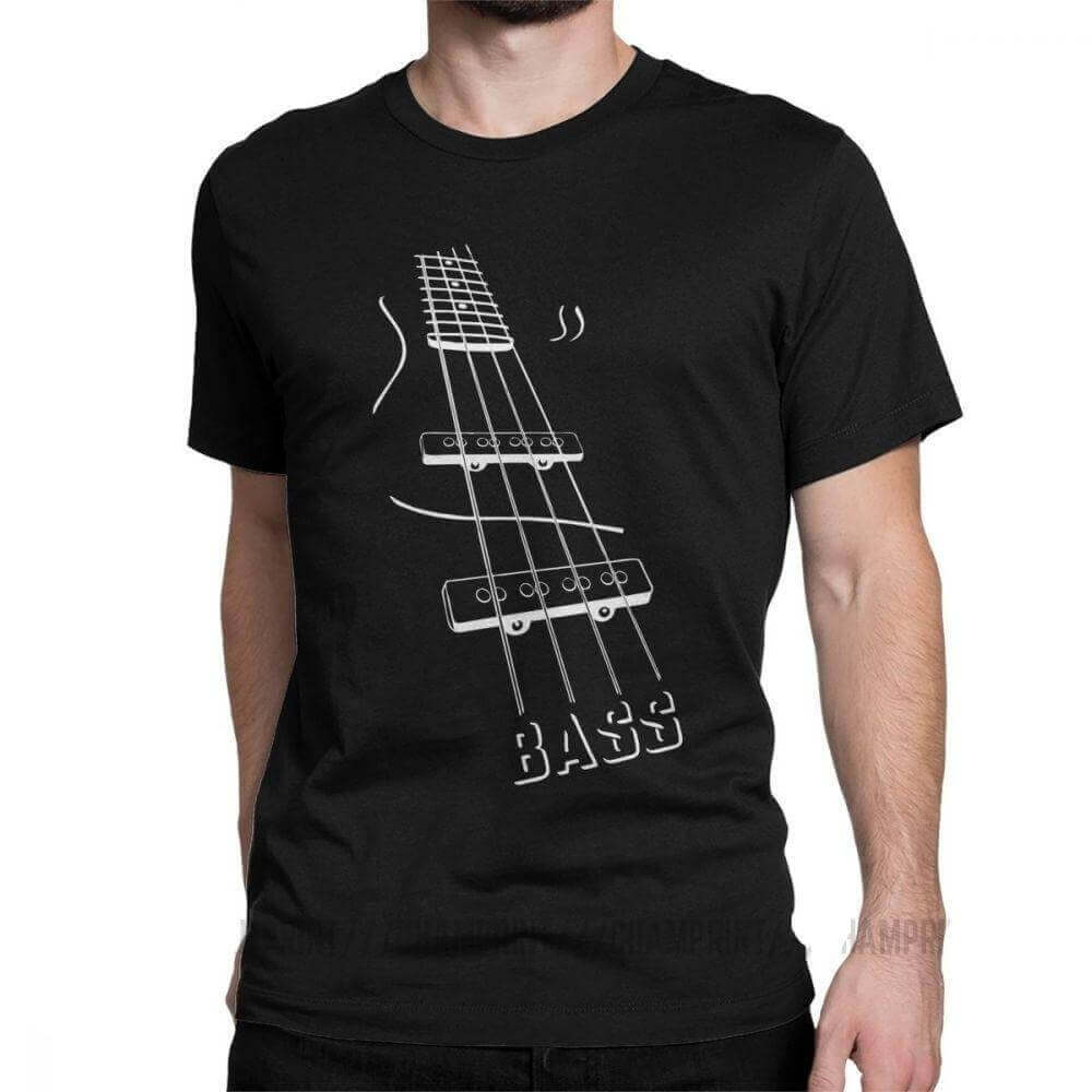 ChampPrint Bass Guitar T Shirt