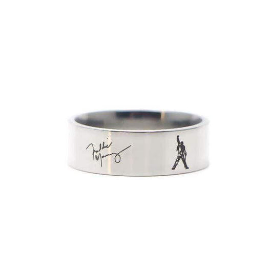Freddie mercury ring (Collectibles) Silver guitarmetrics