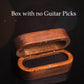 Handmade wooden guitar picks with case by Origin™ guitarmetrics