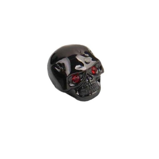 Skull themed guitar volume knob caps Black guitarmetrics