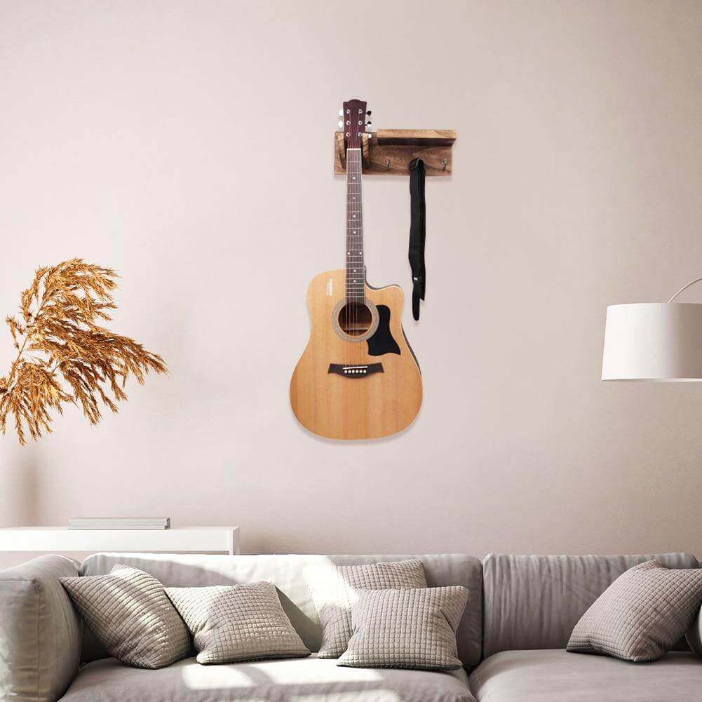 Multi-purpose Wooden Guitar wall stand guitarmetrics