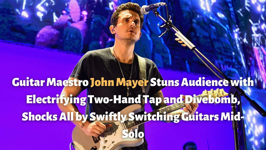 Guitar Maestro John Mayer Stuns Audience with Electrifying Two-Hand Tap and Divebomb, Shocks All by Swiftly Switching Guitars Mid-Solo