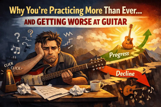 Why You’re Practicing More Than Ever… And Getting Worse at Guitar