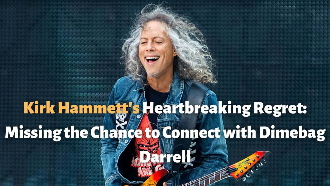 Kirk Hammett's Heartbreaking Regret: Missing the Chance to Connect with Dimebag Darrell