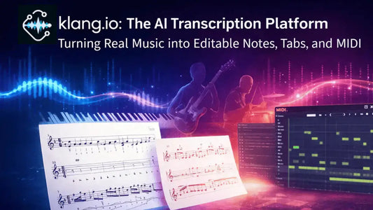 Klang.io: The AI Transcription Platform Turning Real Music into Editable Notes, Tabs, and MIDI