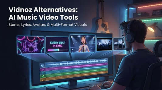 8 Best Vidnoz Alternatives: Which Ones Sync Visuals to Every Instrument
