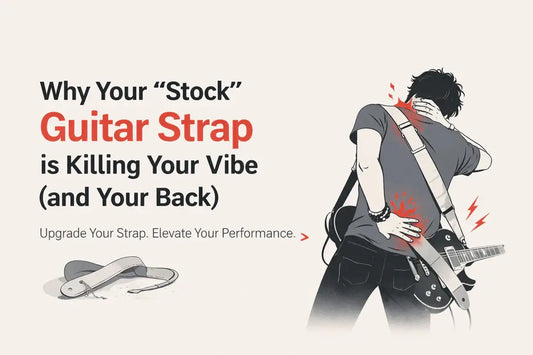Why Your "Stock" Guitar Strap is Killing Your Vibe (and Your Back)
