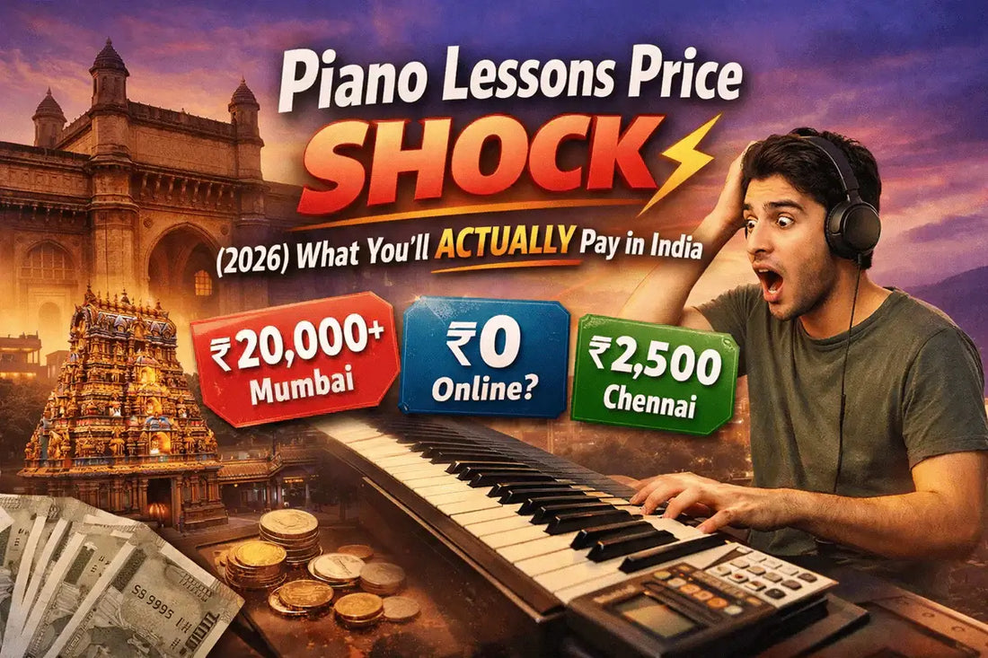 Piano Lessons Price Shock (2026): What You’ll Actually Pay in India (Mumbai vs Online vs Chennai)