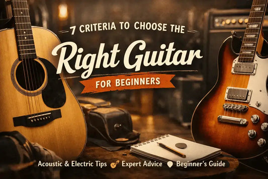 7 Criteria to Consider When Choosing the Right Guitar for Beginners
