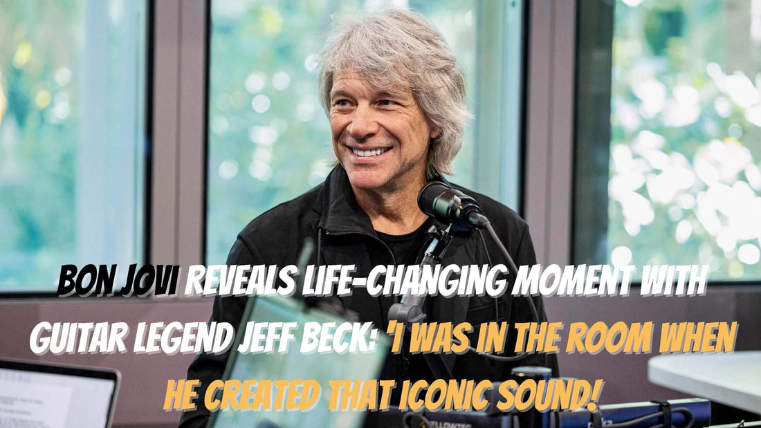 Bon Jovi Reveals Life-Changing Moment with Guitar Legend Jeff Beck: 'I was in the room when he created that iconic sound!