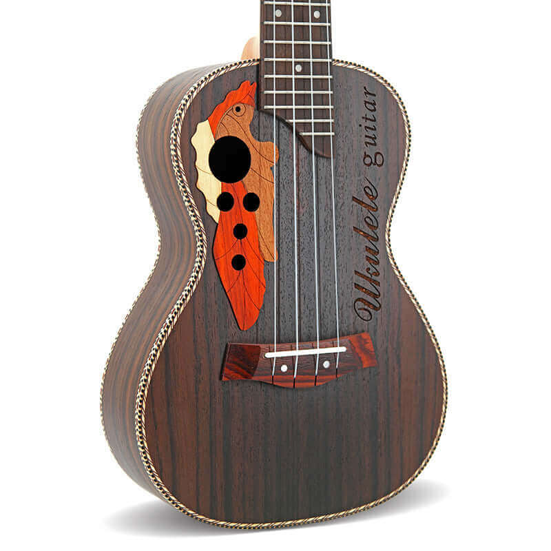 Ukulele mini guitar Wood color guitarmetrics