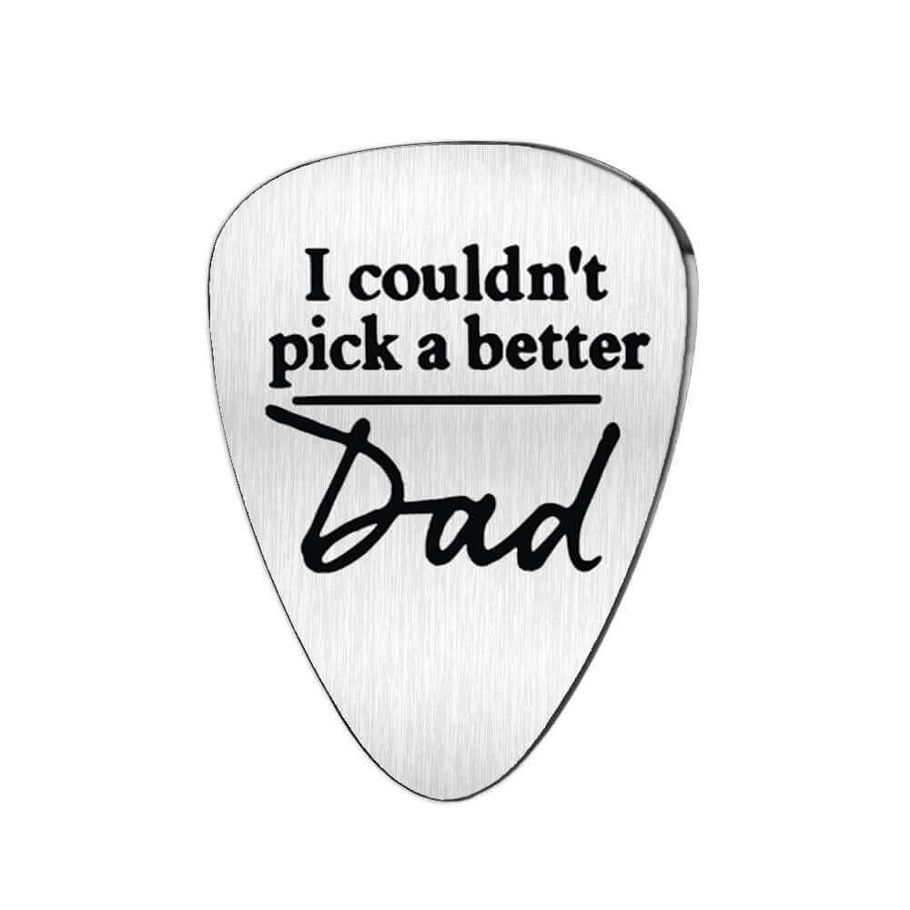 I couldn't pick a better dad guitar pick keychain guitarmetrics