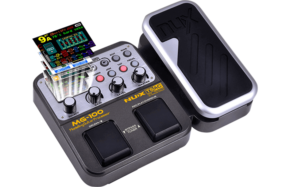 NUX TSAC MG-100 Integrated electric guitar effects pedal guitarmetrics